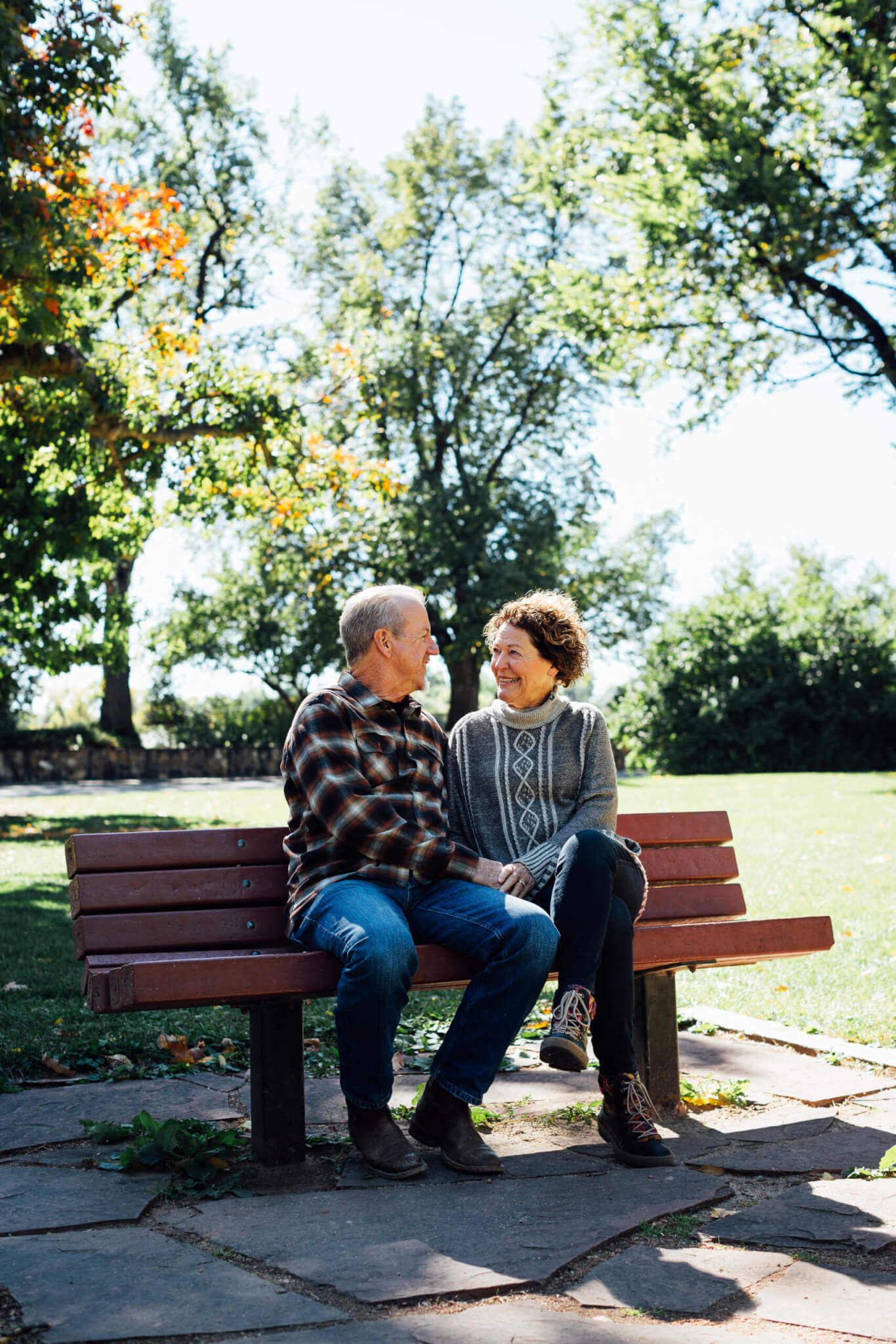 Relationship coach Kathy Rushing with husband Mark. She teaches communication workshop based on 40+ years married & therapist